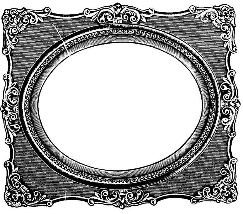 830x730 Picture Frame Clip Art