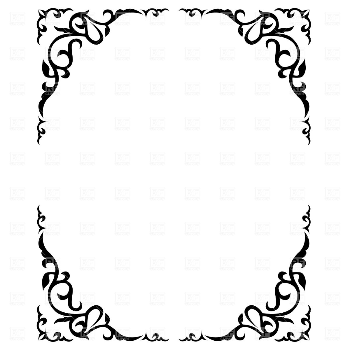 1200x1200 Frame Borders Clip Art Free Frames Clip Art Free