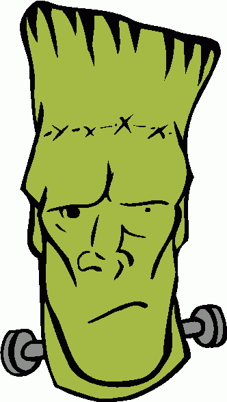 332x588 Frankenstein Clip Art Clipart Clipartix 2