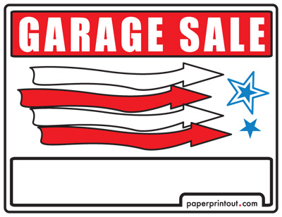 400x308 Garage Sale Signs