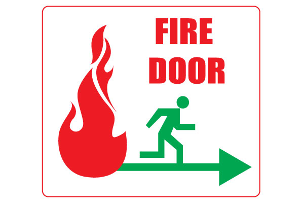 600x400 Printable Fire Door Signs For Safety Free Download Door Signs