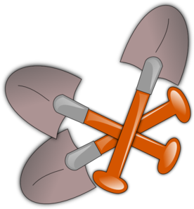 276x298 Spade Tool Gardening Clip Art