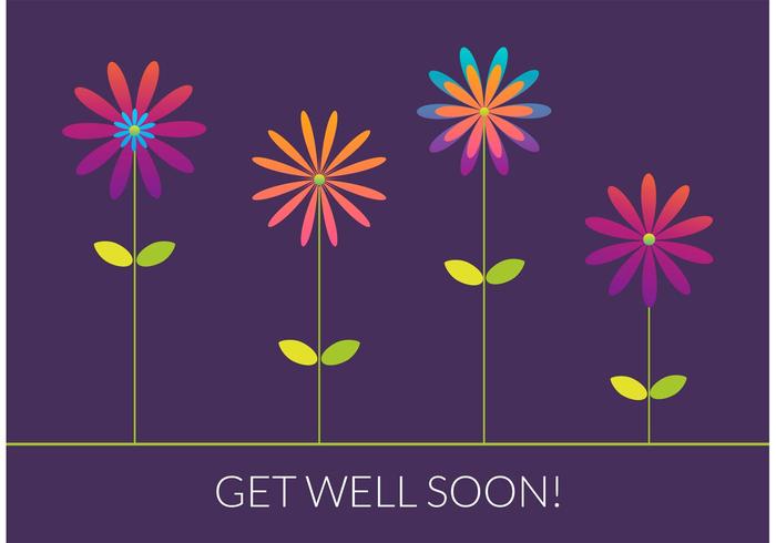 700x490 Free Get Well Soon Vector Card