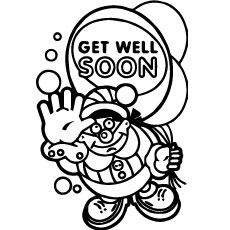 230x230 Top 25 Free Printable Get Well Soon Coloring Pages Online