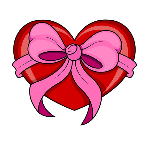577x550 Download Free Valentine's Day Gift Heart Clip Art Vector Illustration