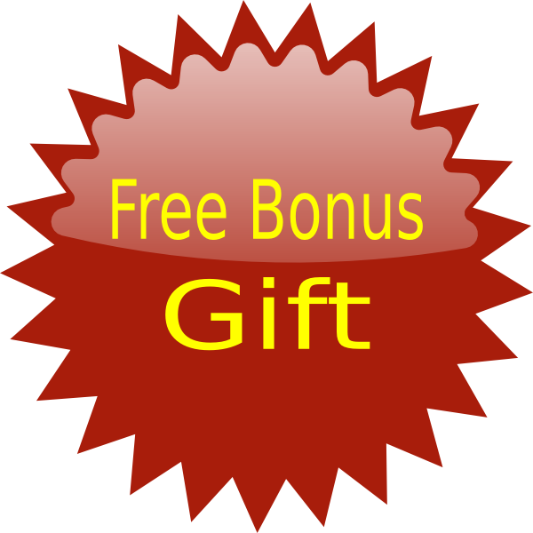 600x600 Free Gift Clip Art