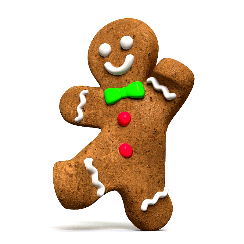 800x800 Gingerbread Man Clip Art Free Clipart Images 4