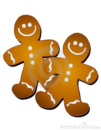 350x450 Clip Art Gingerbread Man Cookies Clipart