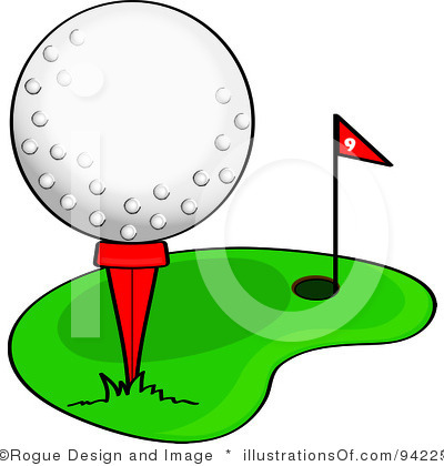 400x420 Royalty Free Golf Clipart