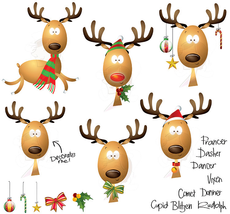 750x696 Cool Clipart Reindeer Game