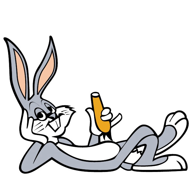 660x660 Bugs Bunny Eating Carrot Graphics
