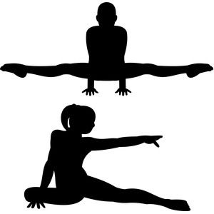 300x300 Gymnast Clipart Needle