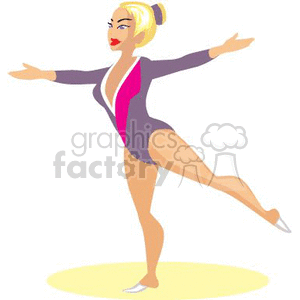 300x300 Royalty Free Gymnastics 007 369020 Clip Art Images, Illustrations