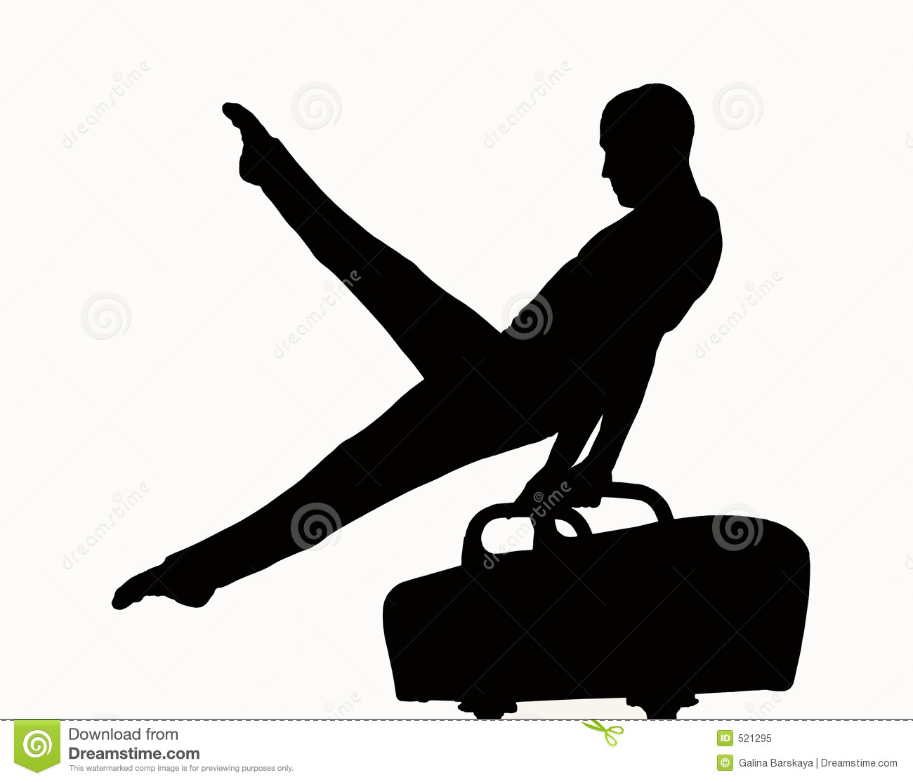 1300x1114 Gymnastics Silhouette Clipart