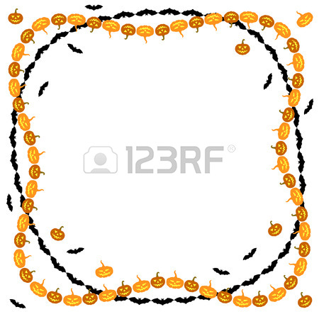 450x450 6,077 Halloween Border Stock Vector Illustration And Royalty Free