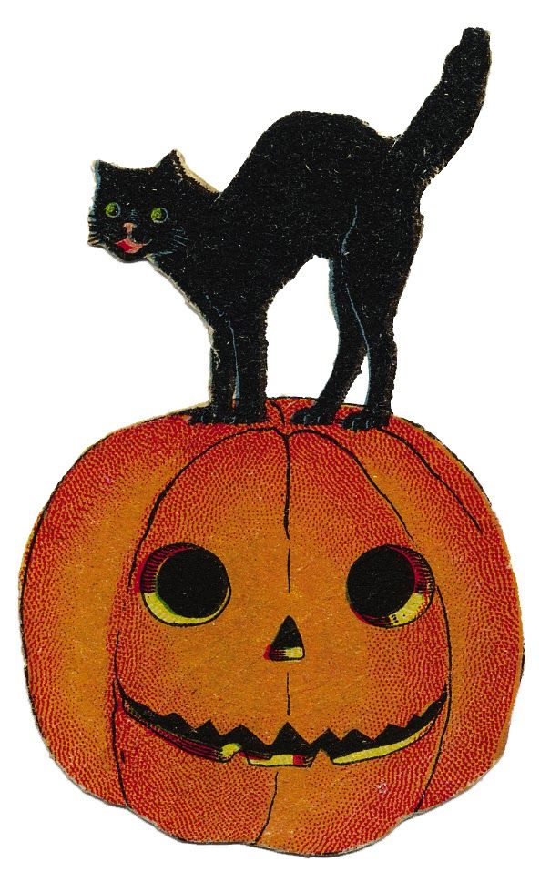 593x969 Free Vintage Halloween Clip Art Fun For Christmas