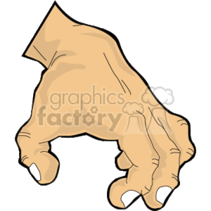 300x300 Royalty Free Hand Grabbing 158461 Vector Clip Art Image