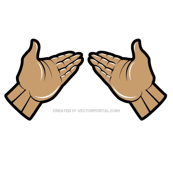 660x660 Hands Clip Art Free Vector 123freevectors