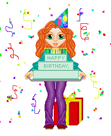 219x269 Happy Birthday Clipart Funny Animated Free