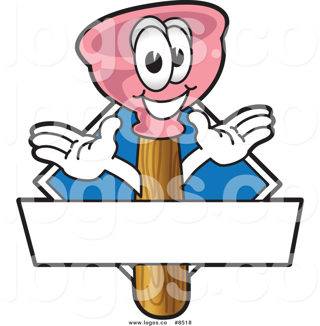 1024x1044 Royalty Free Clip Art Vector Logo Of A Happy Plunger By Toons4biz