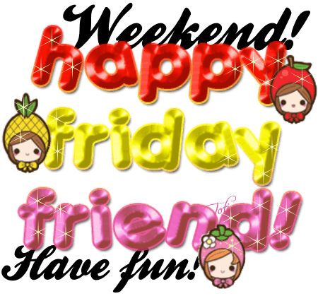 450x419 Graphics For Free Happy Friday Glitter Graphics