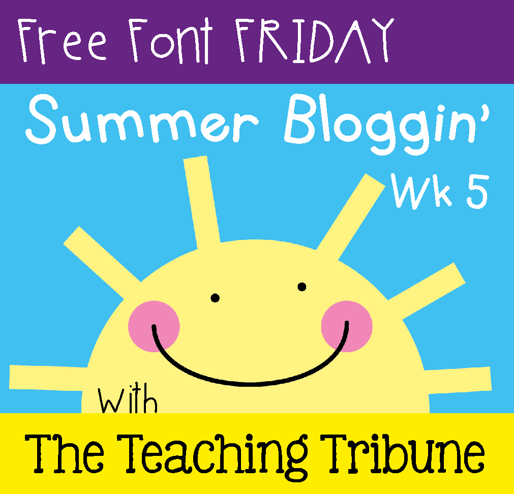 1011x972 Pinkadots Elementary Happy 4th! Free Font Friday!