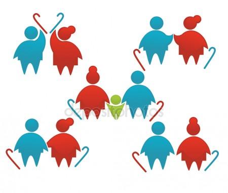 450x381 Old People Happy Stock Vectors, Royalty Free Old People Happy