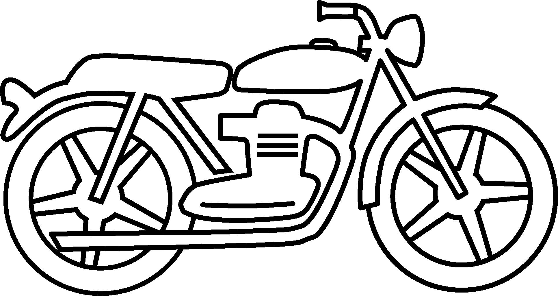 1932x1024 Drawing Clipart Motorcycle