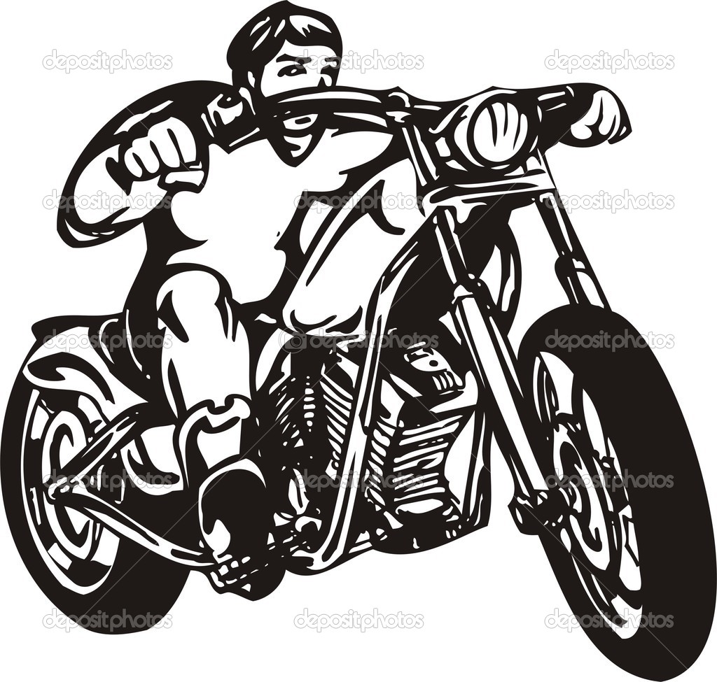 1024x975 Clip Art Harley Motorcycle Clip Art