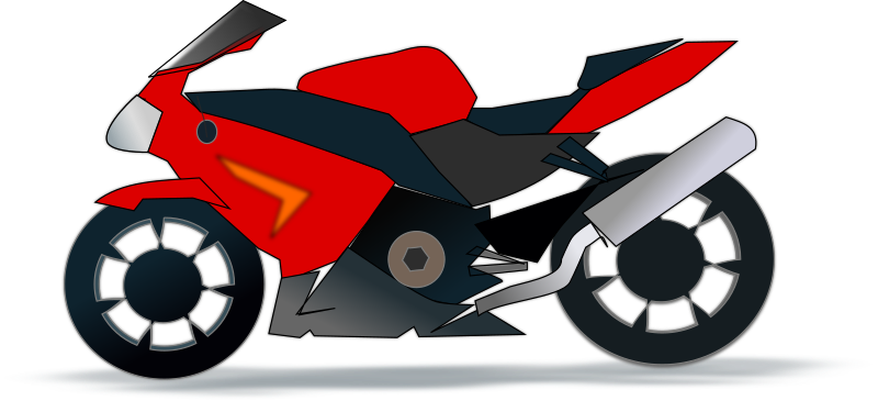 800x365 Clipart Free Motorcycle