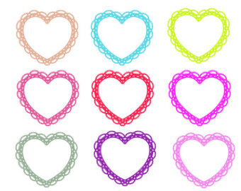 340x270 Love Border Clip Art