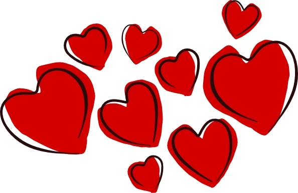 594x386 Sketchy Hearts Clip Art Free Vector In Open Office Drawing Svg