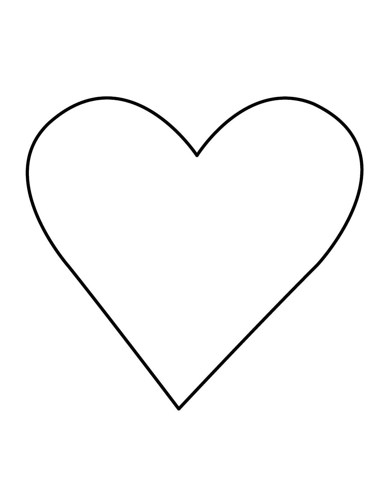 1275x1650 Hd Clip Art Heart Outline Free Clipart Images Pictures