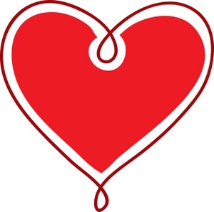 300x298 Clip Art Free Hearts