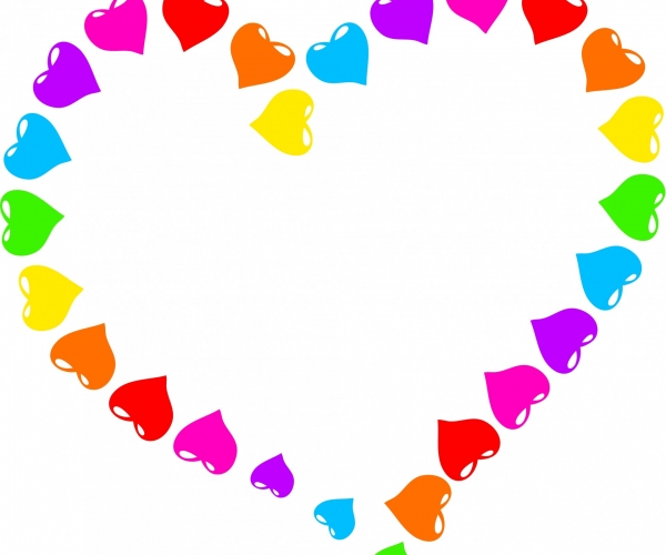 600x500 Thrifty Valentine Hearts B Clip Art Valentine Week Hearts Free