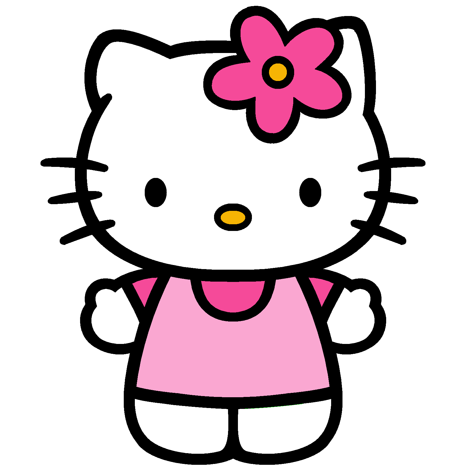 1607x1607 Free Hello Kitty Clipart Image