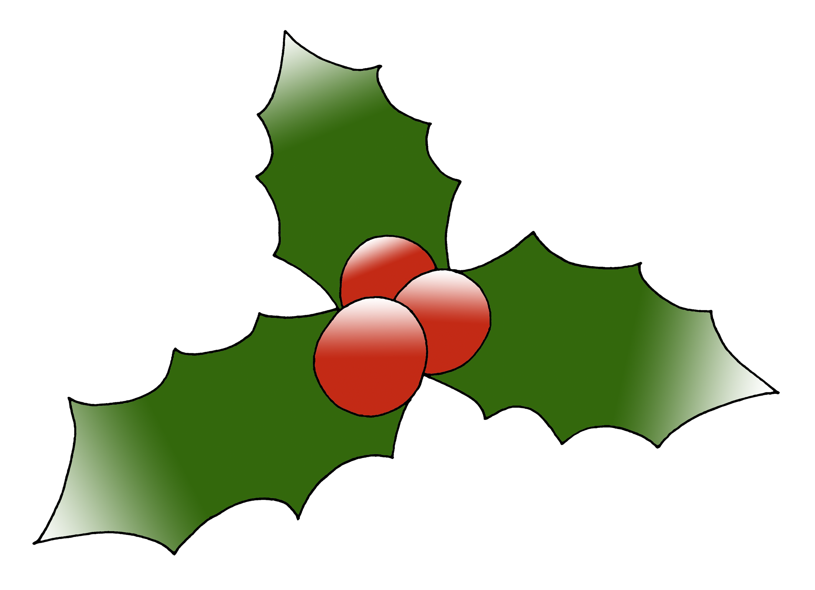 2764x2000 Free Christmas Clip Art