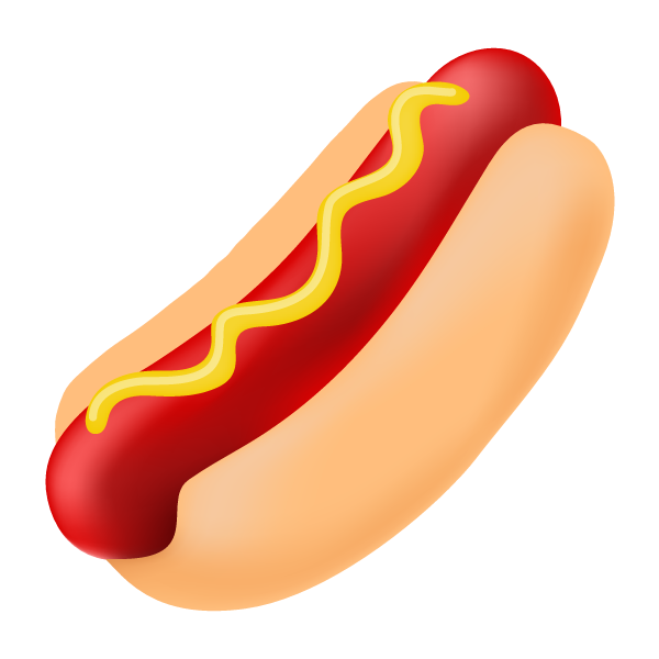 600x600 Hot Dog Clip Art