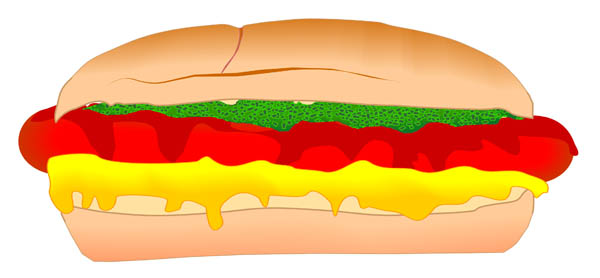 600x278 Hot Dog Hot Clip Art Dog Juliane Krug