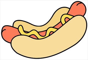 350x238 Free Hot Dogs Clipart