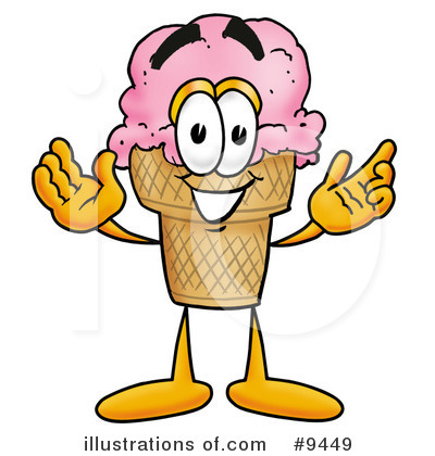 400x420 Ice Cream Cone Clipart