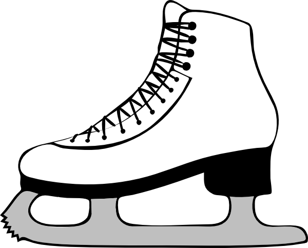 600x483 Ice Skating Clip Art