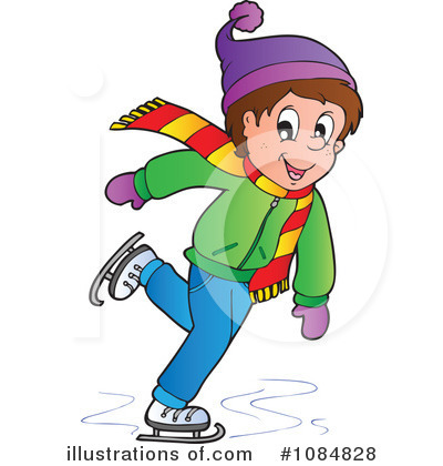 400x420 Ice Skating Clipart