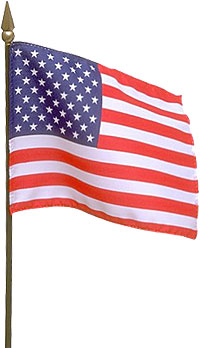200x348 Waving American Flag Clip Art