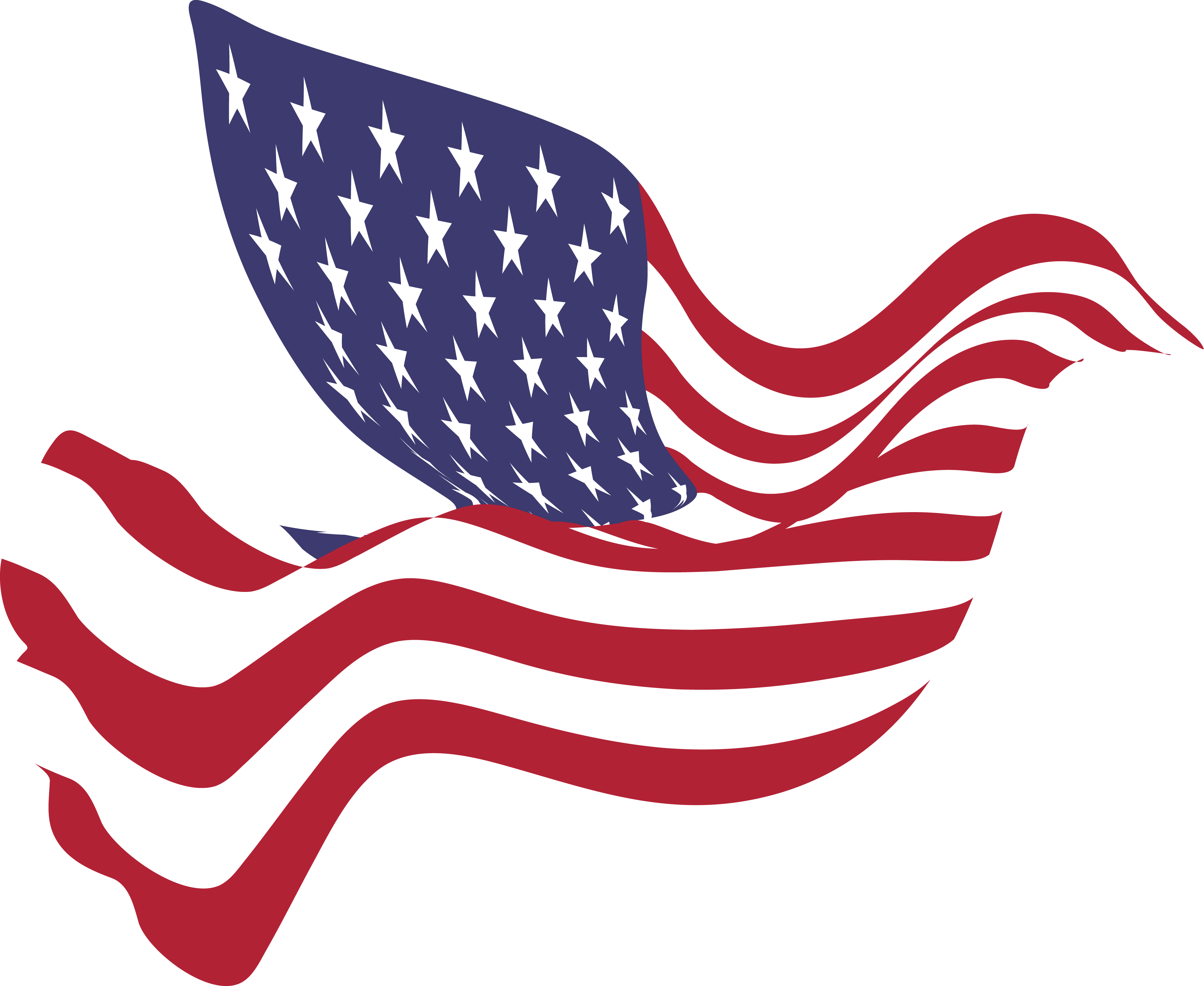 4000x3275 American Flag Clipart Photos