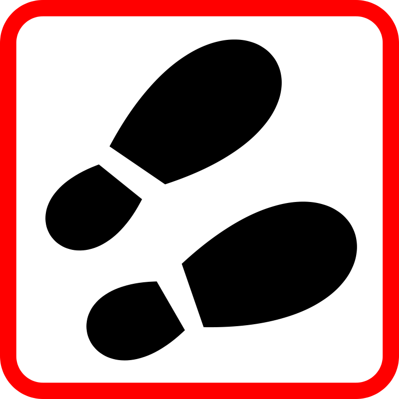 800x800 Feet Clipart Footstep