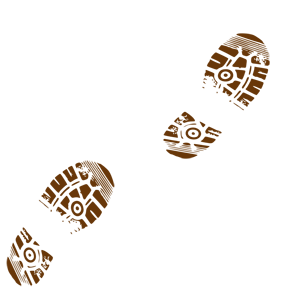 300x300 Footprint Clipart Muddy Footprints