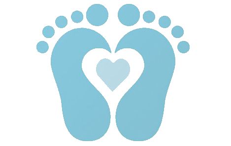 469x296 Free Baby Footprints Clipart