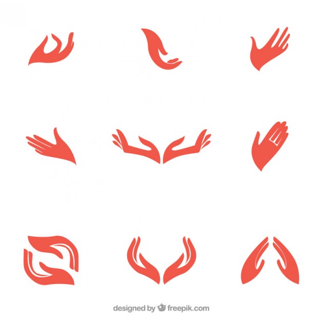 626x626 Hands Logo Vector Free Download