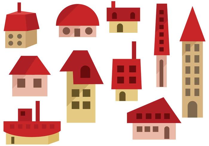 700x490 Free Houses Vectors